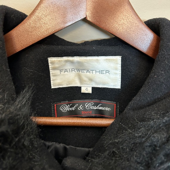 Fairweather Wool/Cashmere Blend Coat with Hood (Size 4) - Picture 3 of 5